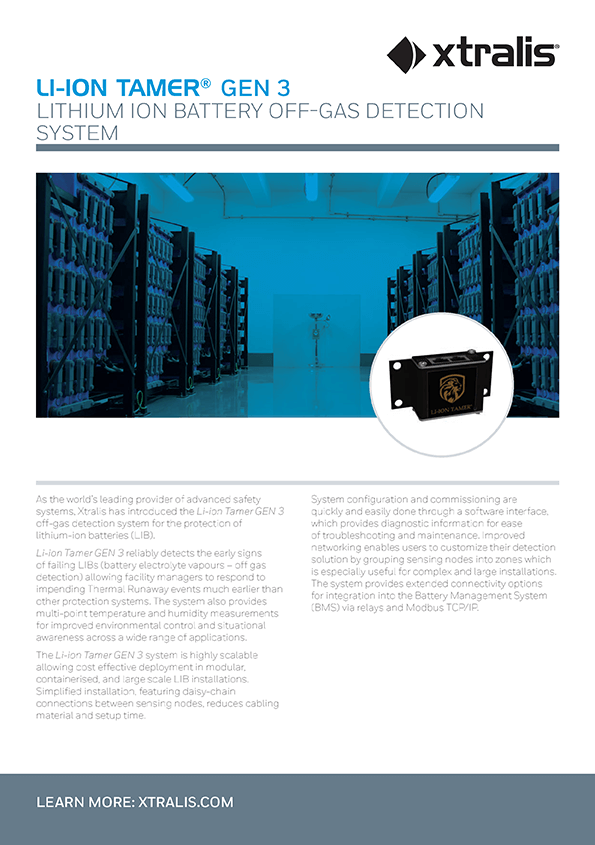 MINIMIZE RISK WITH LI-ION TAMER BROCHURE