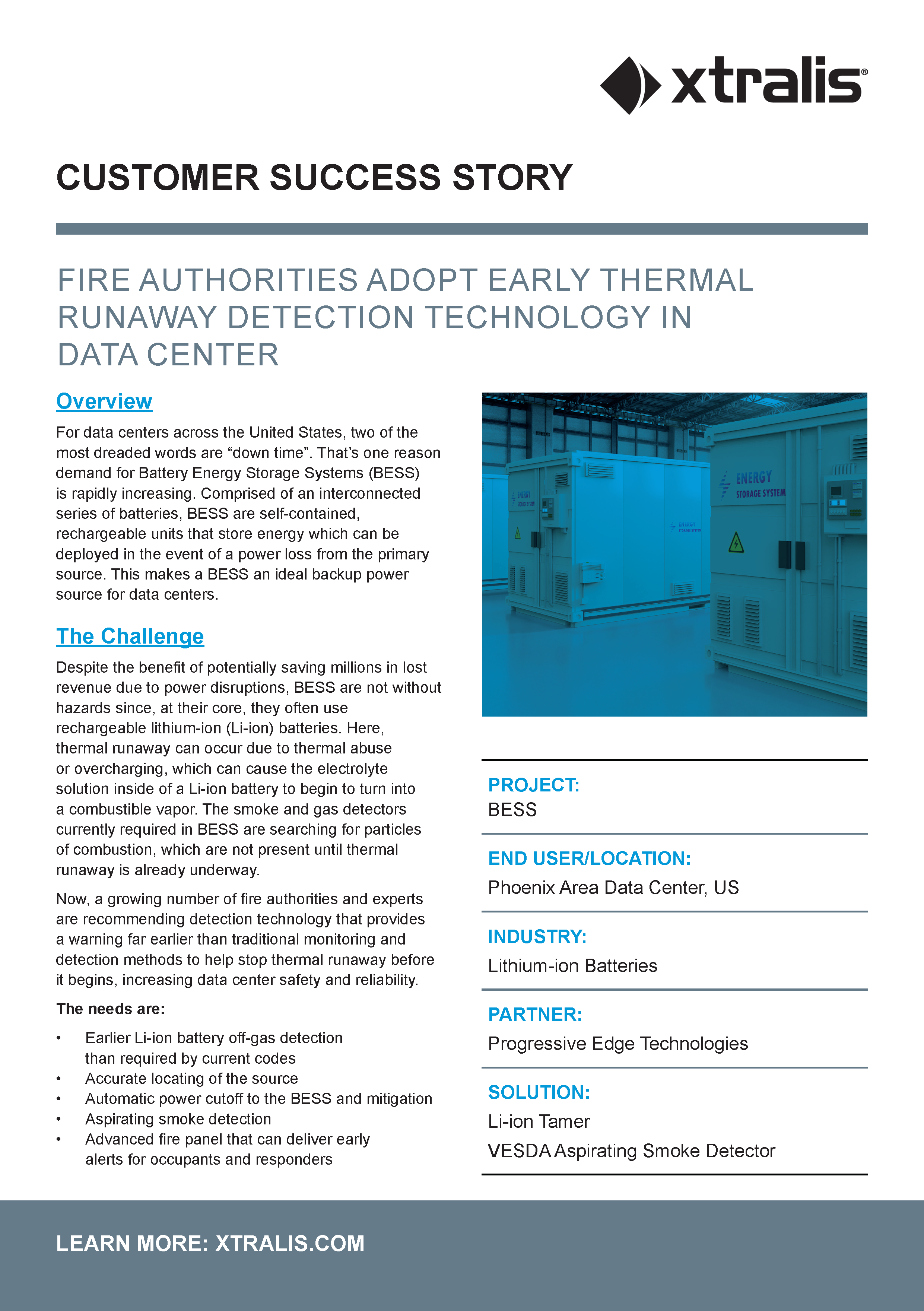 PHOENIX AREA DATA CENTER CUSTOMER SUCCESS STORY