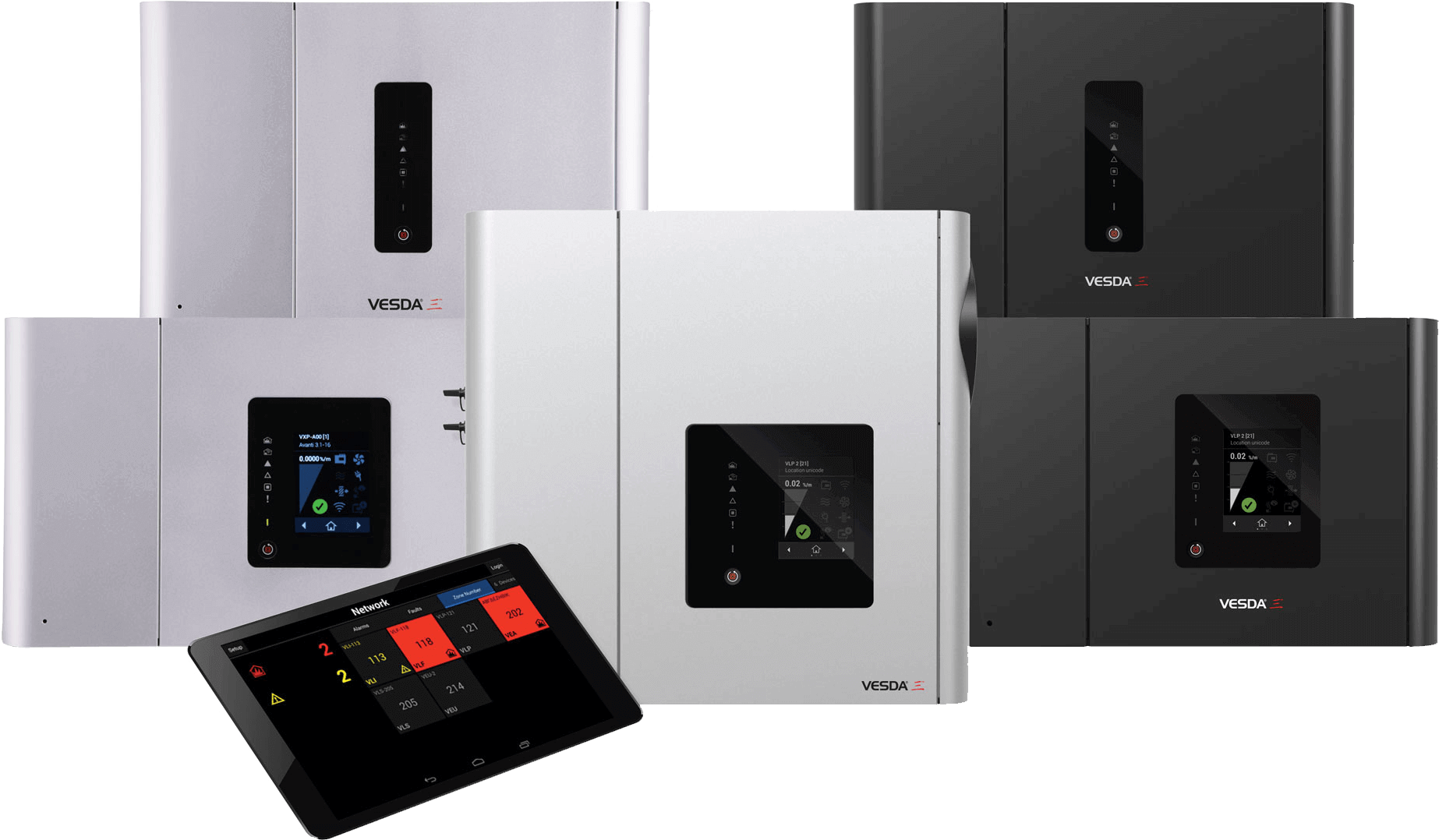 VESDA range of aspirating smoke detectors (ASD